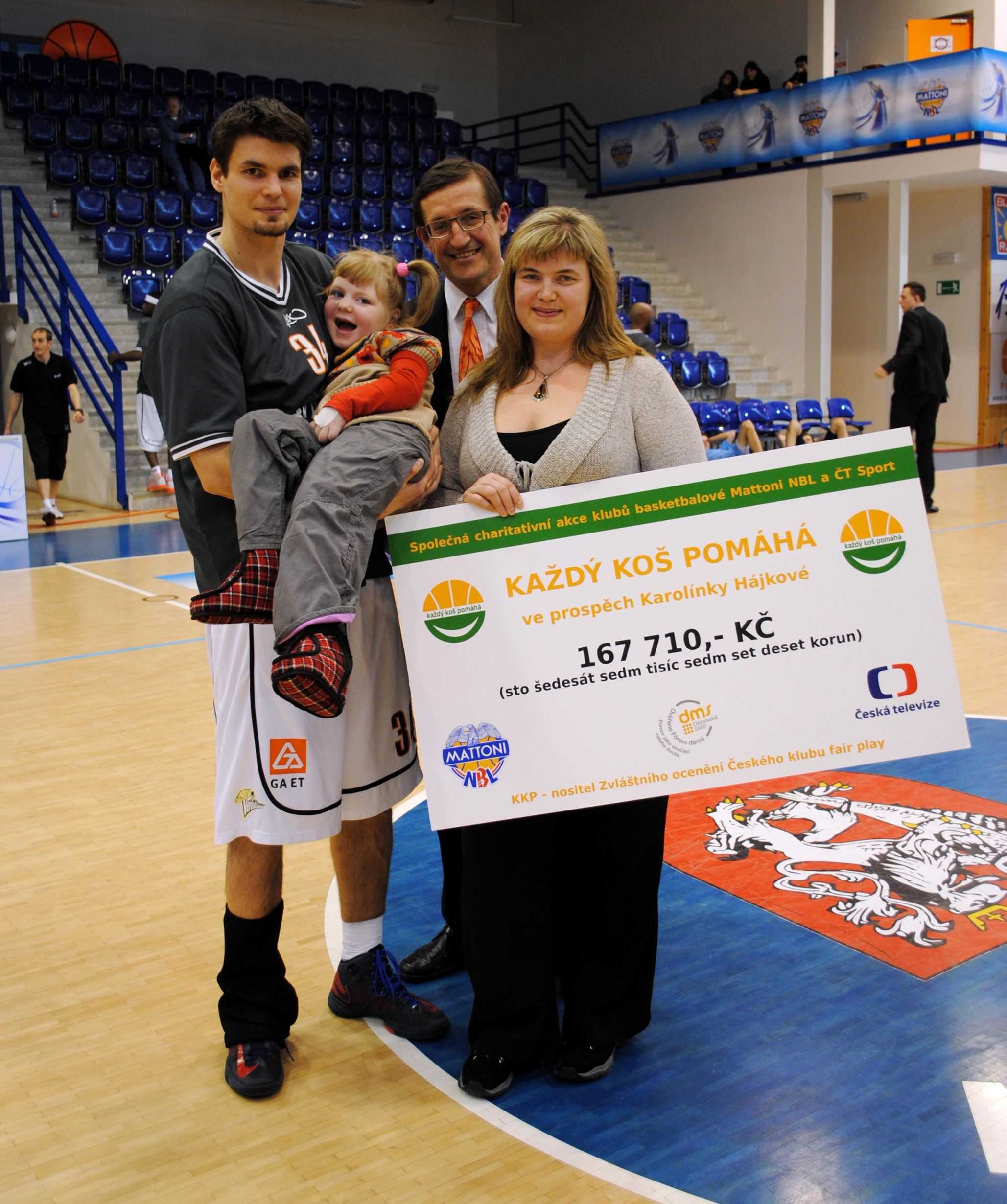 Charitativní den s basketbalem - Každý koš pomáhá