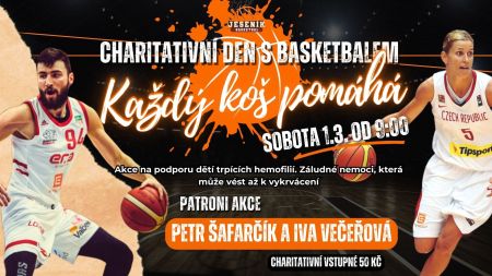 Charitativní den s basketbalem - Každý koš pomáhá